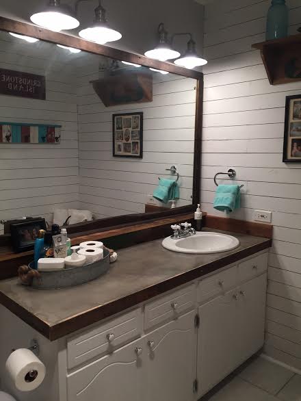 12 super affordable shiplap wall projects to beautify your home, Redo Bathroom Shiplap For 800