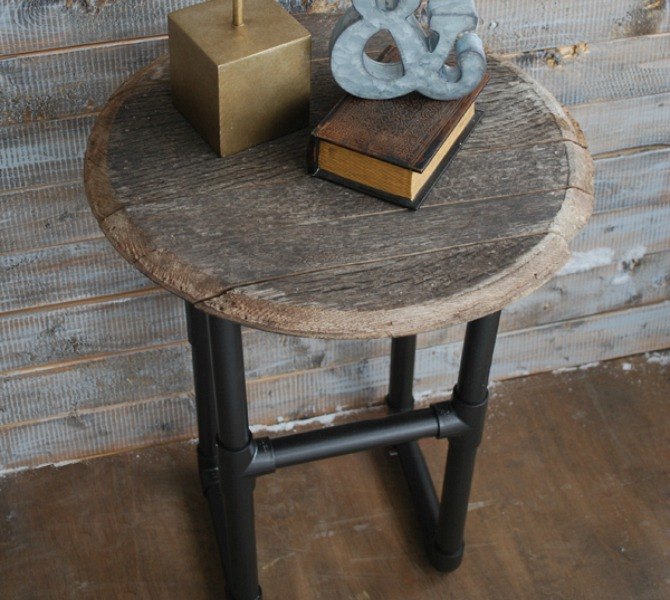 what do you do with leftover pvc pipes try these 27 clever uses, Build An Industrial Chic Side Table