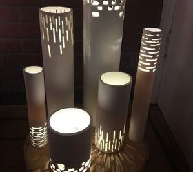 what do you do with leftover pvc pipes try these 27 clever uses, Turn Them Into Beautiful Modern Lamps