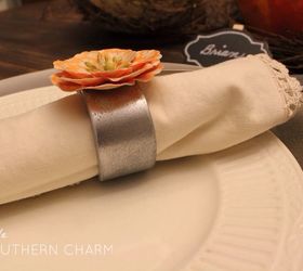 what do you do with leftover pvc pipes try these 27 clever uses, Make Perfect Faux Metal Napkin Rings