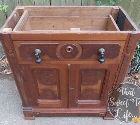create a new removable tray top for your topless dresser