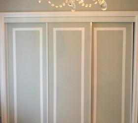 s 11 awesome projects to fake your way to the perfect home, Press Faux Trim To Your Closet Doors
