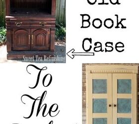 create a pantry from an old bookcase