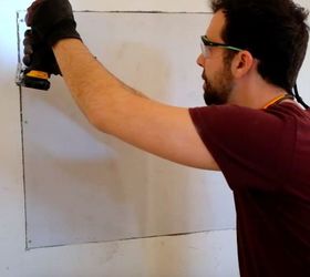 how to patch large drywall holes