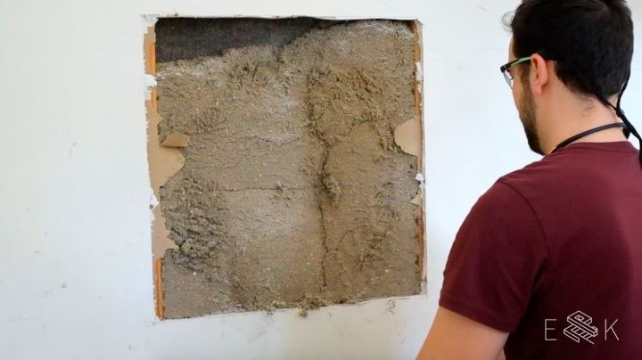 how to patch large drywall holes