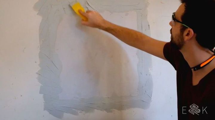 how to patch large drywall holes