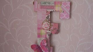 How Do I Decorate Wooden Letters With Paper How What Glue Hometalk