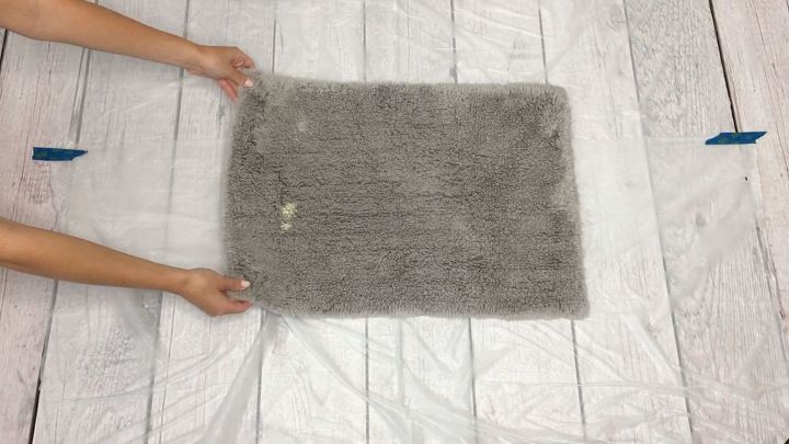 quick fix for a bleach spotted rug