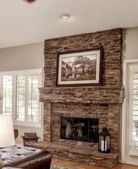 q how to make over a huge fireplace