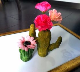 diy mini cactus vase