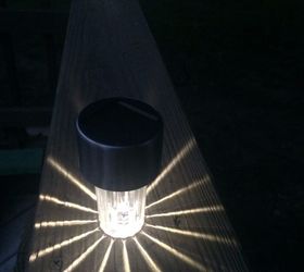 diy solar deck lighting, DIY Deck Lighting