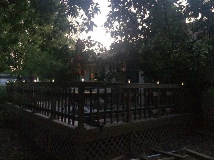 diy solar deck lighting, DIY Solar Deck Lighting