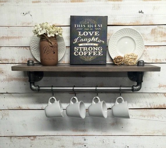 s 11 rustic decor projects to make your bedroom homey you rewelcome, Hook Your Bathrobe On A Shelf