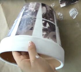 how to make a flower pot photo gift