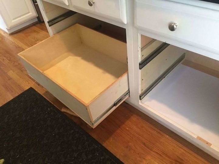 convert messy kitchen cabinets into useful drawers a how to guide