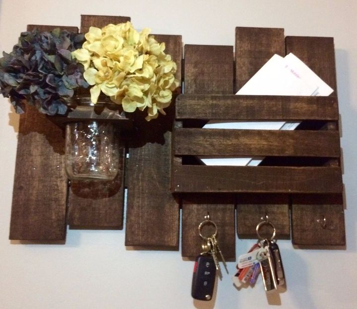 s 15 ways pretty places to put your mail organized, Use Wood Glue To Adhere An Organizer