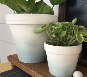 diy watercolor plant pots
