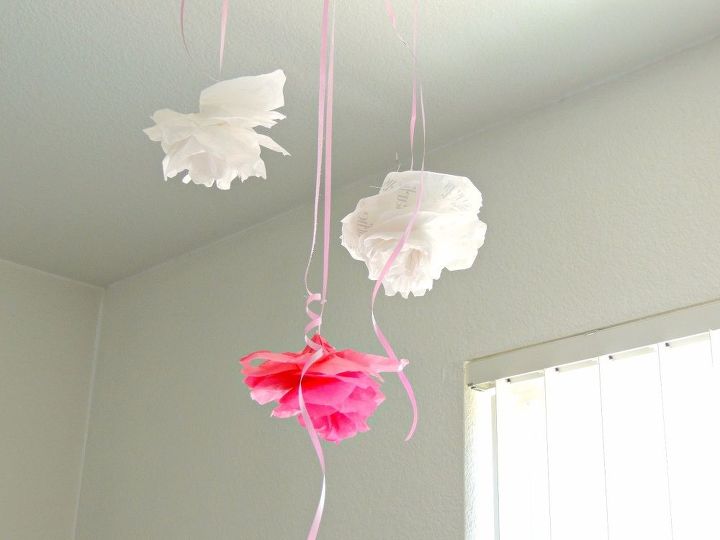 diy room decor tissue roses