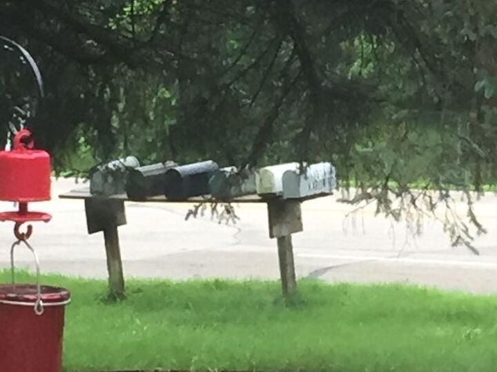 q ideas to hide the a group of mailboxes
