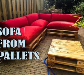 Build A Sturdy Sofa/Couch From Pallets (Outdoor) DIY