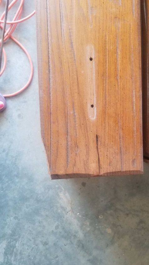 q i am refinishing a wooden cabinet and one drawer is missing some wood