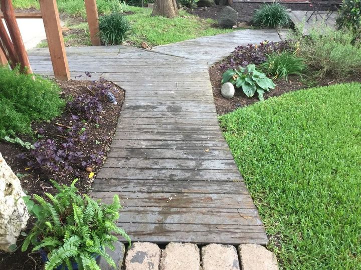 q repairing walkway ideas