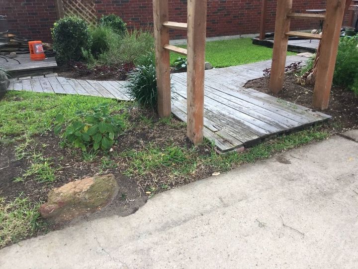 q repairing walkway ideas