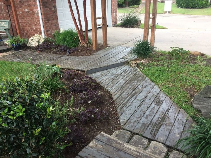 q repairing walkway ideas