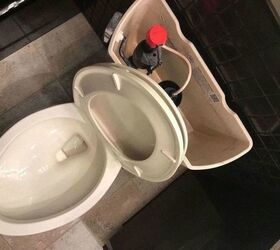removing a toilet