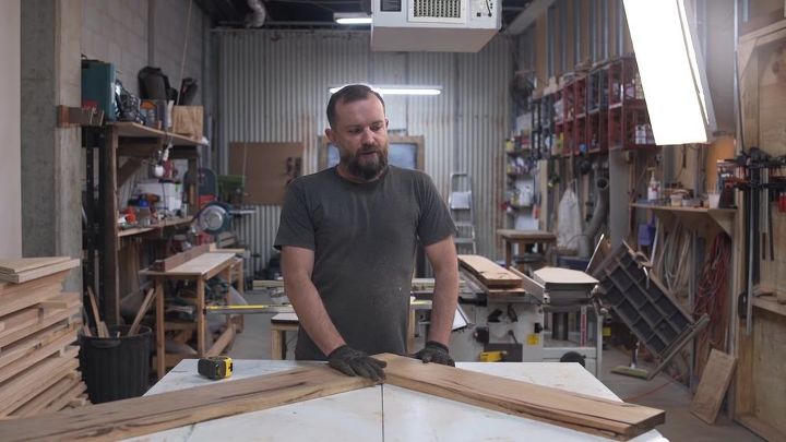 how to build a solid herringbone table