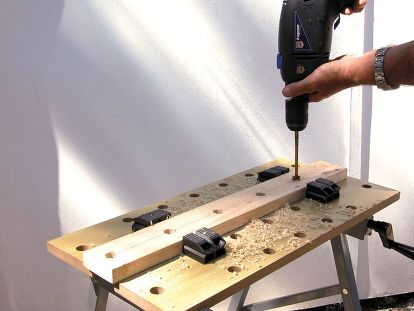 How To Build Diy Wooden Hanging Pot Rack Hometalk Diy Wooden Hanging Pot Rack