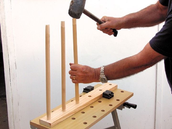 Diy Wooden Hanging Pot Rack Hometalk