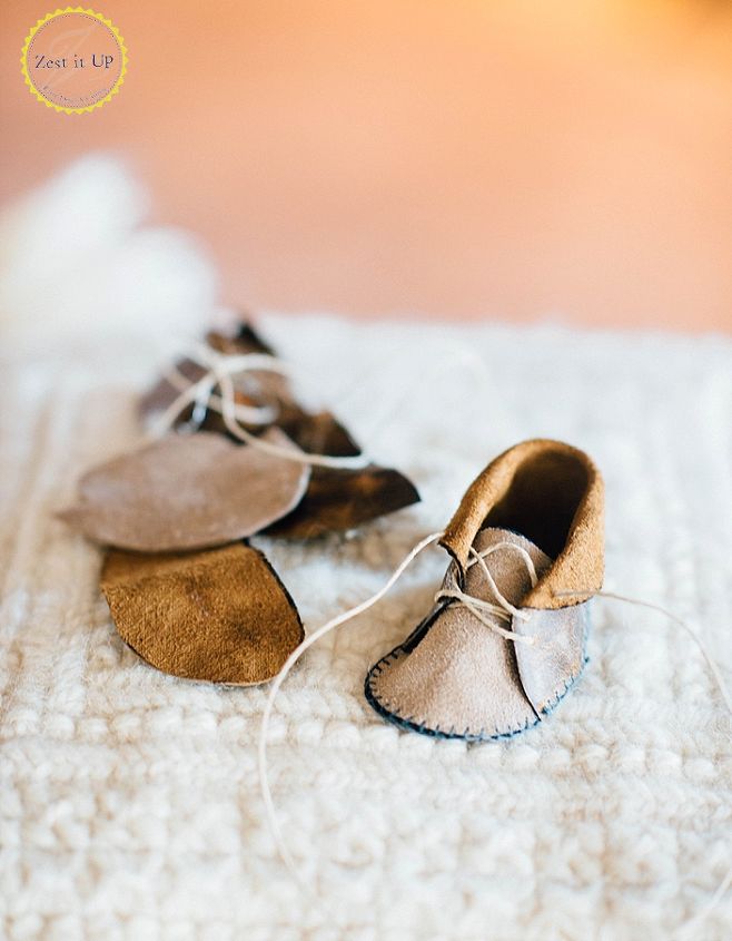 diy leather baby moccasins