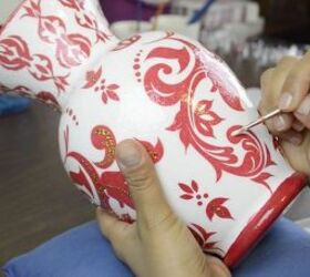 Vase Decor With Paper Napkins & Mod Podge Decoupage Hometalk