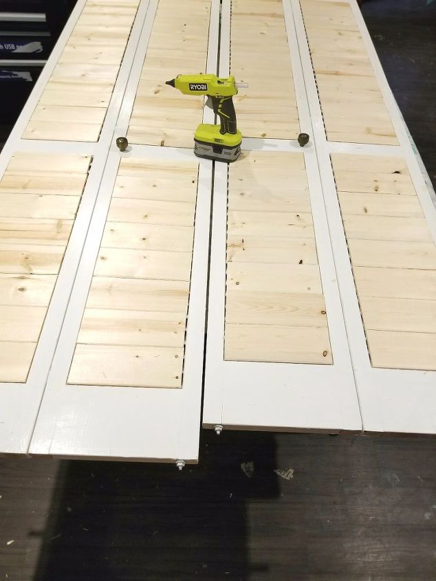 Shiplap Inspired Diy Closet Door Makeover Hometalk