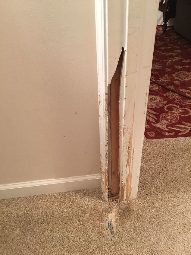Door frame quick fix? | Hometalk