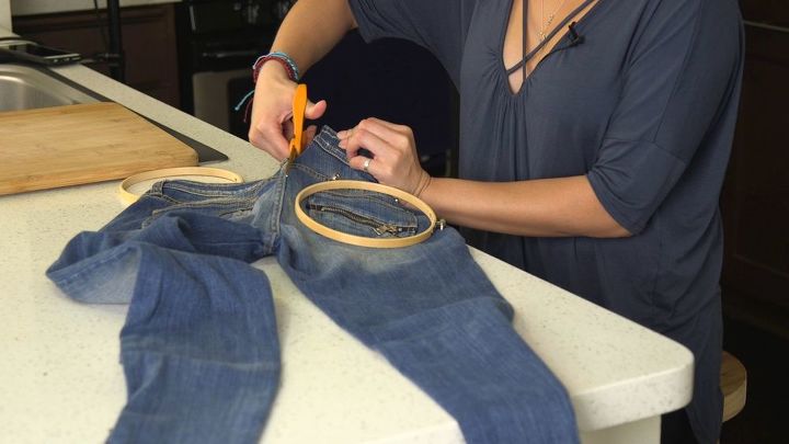 diy jeans pocket organizer fcil divertido e super fofo