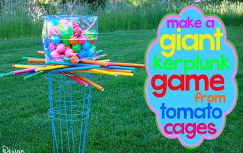 Make a Giant Outdoor Kerplunk Game From Tomato Cages