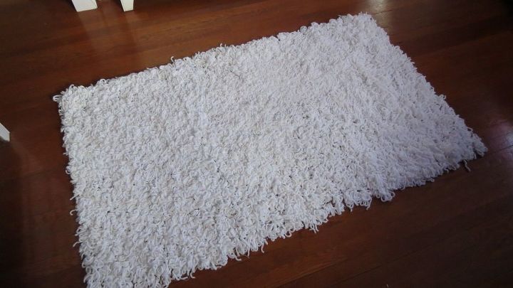 diy alfombra blanca y esponjosa
