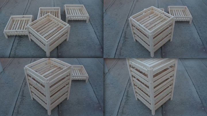 cajones de madera apilables diy