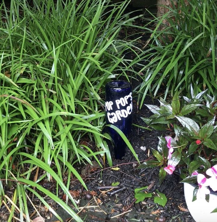 5 ways to use old wine bottles in your garden