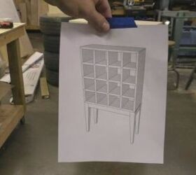 diy apothecary cabinet, 3D Project drawing