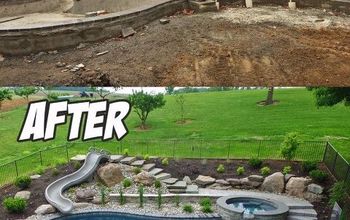 Swimming Pool Landscaping (Before & After)