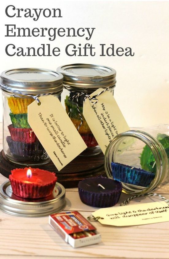 idea para regalar velas de crayn