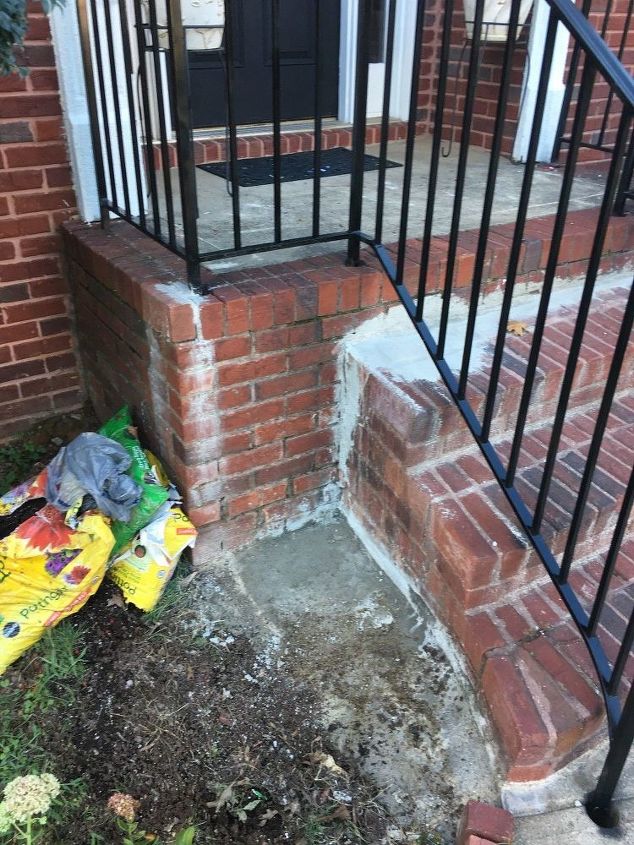 how can you remove excess concrete mortar from brick
