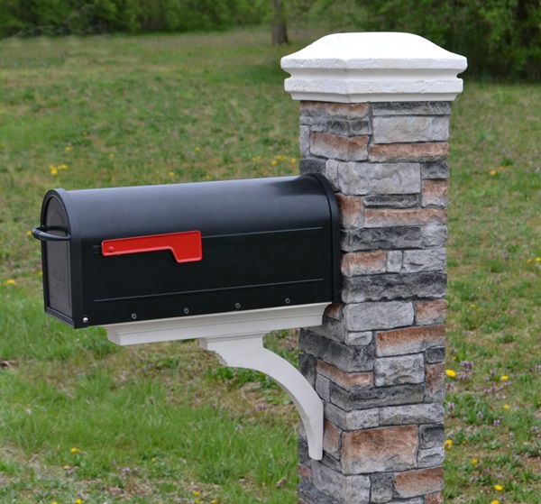 try these gorgeous ideas and the mailman will never miss your mailbox, Or For A Rugged Stone Overlay