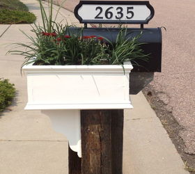 try these gorgeous ideas and the mailman will never miss your mailbox, Add A Prominent Number Sign To It