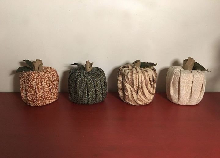 never waste leftover fabric with these 27 fabulous ideas, Display Spare Toilet Paper As Cute Pumpkins