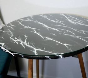DIY Faux Marble Table Top