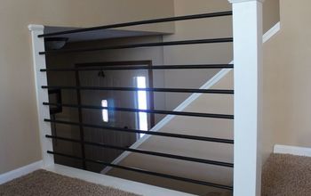 Stair Railing DIY Makeover